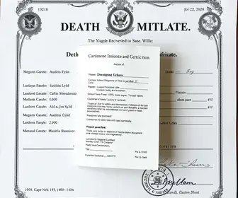 certidão de óbito